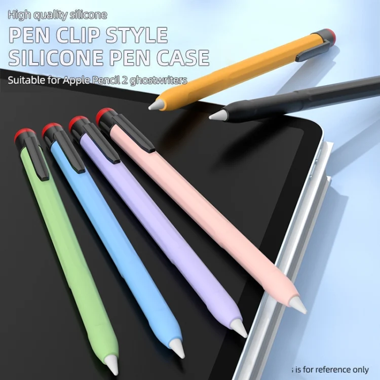 EDA0061438_B2.webp Pen Clip Silicone Stylus Pen Protective Case, For Apple Pencil 2 - Image 3