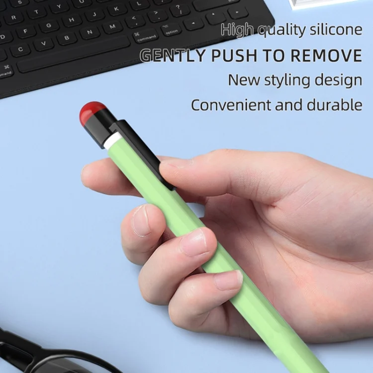 EDA0061438_B5.webp Pen Clip Silicone Stylus Pen Protective Case, For Apple Pencil 2 - Image 6
