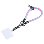 Universal Mobile Phone Pattern Short Wrist Lanyard