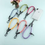 Universal Phone Diagonal Pattern Short Wrist Lanyard - Image 3