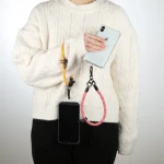 Universal Phone Diagonal Pattern Short Wrist Lanyard - Image 5