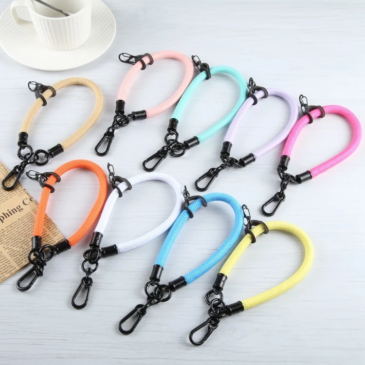 EDA0061523_B1.webp Universal Mobile Phone Solid Color Short Wrist Lanyard - Image 2