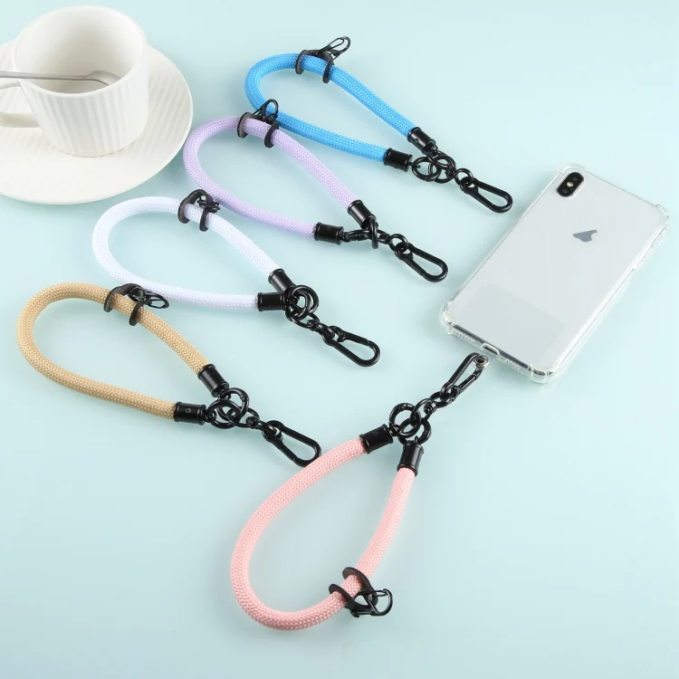 EDA0061523_B2.webp Universal Mobile Phone Solid Color Short Wrist Lanyard - Image 3
