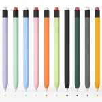 Retro Pencil Style Liquid Silicone Stylus Case, For Apple Pencil 1 - Image 2