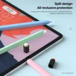 Retro Pencil Style Liquid Silicone Stylus Case, For Apple Pencil 1 - Image 5