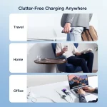 JOYROOM S-IW007 3 in 1 USB to Dual 8 Pin + Magnetic Watch Wireless Charging Data Cable, Length: 1.2m, S-IW007 - Image 7