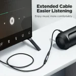 JOYROOM SY-A09 Transsion Series 3.5mm to 3.5mm Female AUX Audio Adapter Cable, Length: 1.2m, SY-A09 - Image 2