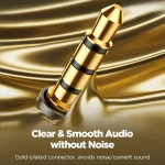 JOYROOM SY-A09 Transsion Series 3.5mm to 3.5mm Female AUX Audio Adapter Cable, Length: 1.2m, SY-A09 - Image 3