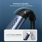 JOYROOM SY-L01 Transsion Series 2 in 1 8 Pin to 3.5mm+8 Pin Audio Adapter, SY-L01 - Image 4