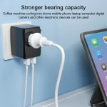 HHT905 PD 45W Dual USB+Dual Type-C Interface Multi-function Universal Travel Conversion Plug, 45W - Image 5