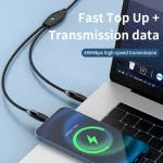 1.2m 100W USB-C / Type-C to USB-C / Type-C + 8 Pin Fast Charging Data Cable, 1.2m 100W - Image 4