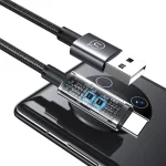 USAMS US-SJ673 USB To Type-C 6A Fast Charge Digital Display Data Cable, Length: 1.2m, US-SJ673 - Image 3