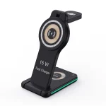 H60 5 in 1 Folding Multi-function Magnetic Wireless Charger, H60 - Image 2
