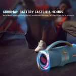 HOPESTAR H68 50W Outdoor Portable Waterproof Dazzling Bluetooth Speaker, H68 - Image 3