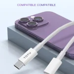 TOTU CB-1-PD 27W USB-C/Type-C to 8 Pin Data Cable, Length: 1m, CB-1-PD - Image 2
