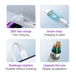 TOTU CB-1-PD 27W USB-C/Type-C to 8 Pin Data Cable, Length: 1m, CB-1-PD - Image 5