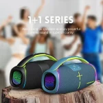 HOPESTAR H61 Outdoor IPX6 Waterproof Portable 50W Surround Bluetooth Speaker - Image 3