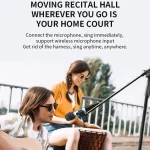 Oneder D7 Bluetooth Speaker Outdoor Karaoke Wireless Speakers With Two Mic - Image 7