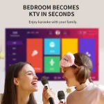 Oneder D7 Bluetooth Speaker Outdoor Karaoke Wireless Speakers With Two Mic - Image 10