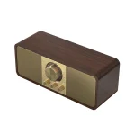OneDer JY82 Wooden Retro Styling Wireless Speaker HIFI Classic FM Radio Support TF / U-Disk / AUX