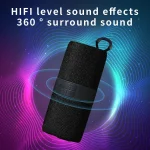 T&G TG-671 Portable Wireless 3D Stereo Subwoofer Speaker with FM/USB/LED, TG-671 - Image 6