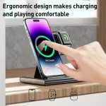 A80 3 in 1 15W Folding Wireless Charger - Image 5