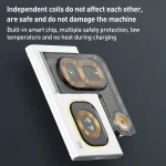 A80 3 in 1 15W Folding Wireless Charger - Image 8