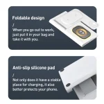 A80 3 in 1 15W Folding Wireless Charger - Image 10