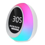 P13 Multifunctional RGB Wireless Bluetooth Speaker with Colorful Lights & Alarm & Clock, P13 - Image 2