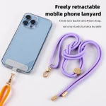 mutural Universal Mobile Phone Solid Color Lanyard - Image 3
