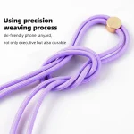 mutural Universal Mobile Phone Solid Color Lanyard - Image 4