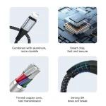 TOTU CB-5-T 25W USB to USB-C/Type-C Data Cable, Length: 1m, CB-5-T - Image 3