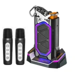 GQ-18 RGB Colorful Mech Mechanical Waterproof Wireless Bluetooth Desktop Subwoofer, with Dual Mic, Without Mic