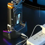 GQ-18 RGB Colorful Mech Mechanical Waterproof Wireless Bluetooth Desktop Subwoofer, with Dual Mic, Without Mic - Image 11