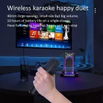 GQ-18 RGB Colorful Mech Mechanical Waterproof Wireless Bluetooth Desktop Subwoofer, with Dual Mic, Without Mic - Image 8