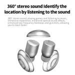 D MOOSTER D38 TWS Active Noise Reduction In-Ear Bluetooth Earphones Support APP Control, D38 - Image 7