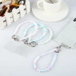 Phone Anti-lost Gradient Pearl Wrist Strap - Image 4
