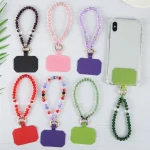Mobile Phone Anti-lost Bead Chain Short Lanyard with Pad - Image 2