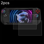 2pcs 9H 0.3mm Explosion-proof Tempered Glass Film, For MSI Claw 7 inch Game Console