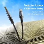 Yesido YAU42 USB-C/Type-C to 3.5mm AUX Audio Adapter Cable, Length: 1m, YAU42 - Image 2