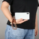 Dopamine Color Pearl Round Twist Rope Short Lanyard - Image 5