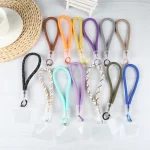 Plastic Buckle Round Twist Rope Short Lanyard - Image 2