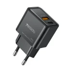 Yesido YC64 PD 30W USB-C/Type-C+USB Interface GaN Fast Charging Charger, YC64
