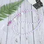 Two-color Beads Long Chain Crossbody Mobile Phone Lanyard
