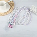 Two-color Beads Long Chain Crossbody Mobile Phone Lanyard - Image 2