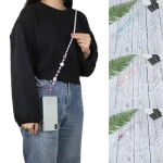 Two-color Beads Long Chain Crossbody Mobile Phone Lanyard - Image 5