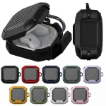 Carbon Fiber TPU Hybrid PC Case with Hook, For Galaxy Buds Live / Pro /2 /2 Pro / FE - Image 2