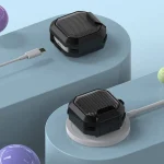 Carbon Fiber TPU Hybrid PC Case with Hook, For Galaxy Buds Live / Pro /2 /2 Pro / FE - Image 3