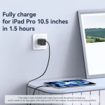 USAMS US-SJ697 USB-C / Type-C to 8 Pin 30W Striped Fast Charge Data Cable, 1m, 2m, 3m - Image 5