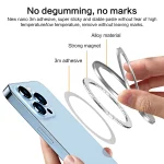 R-JUST SJ35 Ultra-thin Alloy Magnetic Adhesive Phone Holder - Image 3